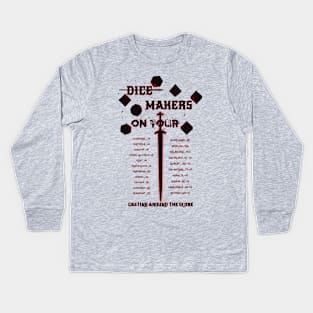 Dice Makers on Tour Kids Long Sleeve T-Shirt